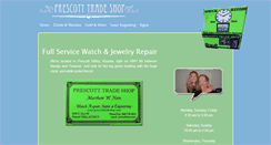 Desktop Screenshot of prescotttradeshop.com